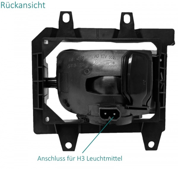 Upgrade Nebelscheinwerfer für BMW 3er E30 Facelift ab 87+ Chrom
